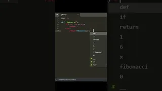 python Fibonacci sequence code