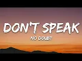 Download Lagu No Doubt - Don't Speak (Lyrics)