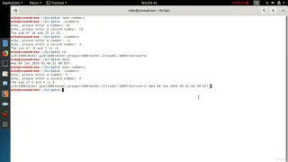 Arithmetic Expansion and Getting User Input