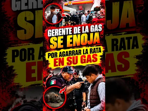 Gerente se Enoja por agarrar la Rata en su Gasolinera!!😨😡