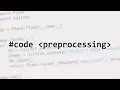Code Preprocessing