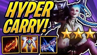 ⭐⭐⭐ 3 STAR JINX HYPER CARRY! | Teamfight Tactics | TFT | League of Legends Auto Chess