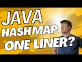 Initialize a HashMap in a one line in Java