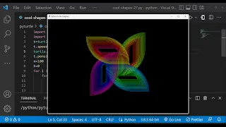 Python Turtle Graphics - 36 Cool Shape Drawing Python Turtle Learnonpy Python