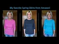 My favorite shirts for spring sleeve lightweight from Amazon