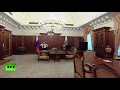 Wide Putin Walking but every time he turns he gets wider