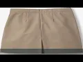 Lands End School Uniform Girls Blend Chino Skort Above Knee