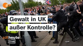 Rechtsextreme Ausschreitungen eskalieren weiter - was dahinter steckt | ZDFheute live