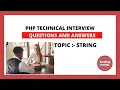PHP INTERVIEW QUESTIONS AND ANSWERS - FOR FRESHERS EXPERIENCED CANDIDATES PART