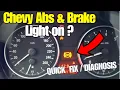 Brake light and ABS light on Here s how to fix ABS light on car like Chevy Silverado