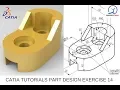 catia tutorials simple part design exercise 14 cadtech mahi