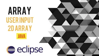User Input Arrays in Java Eclipse Java