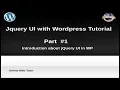 How to use jQuery UI with wordpress for beginners from scratch - About Wordpress jQuery UI features