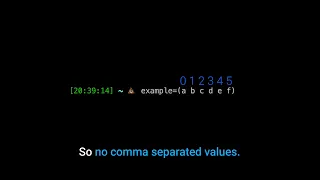 34 Indexed Arrays in Bash