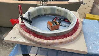 24 September 2022  Making a friction holder for the gasket. No glue.