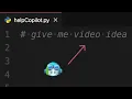 Asking Github Copilot to give me ideas