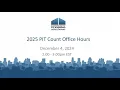 2025 PIT Count Office Hours - December 4 2024