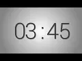 3 Minutes 45 seconds countdown Timer - Beep at the end Simple Timer three min forty-five sec