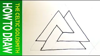 How to Draw Viking Patterns 120 - Valknut