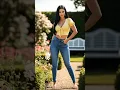 Download Lagu Elegant Black-Haired Woman in Stylish Yellow \u0026 Denim 🌸 #shorts #fashion #ootd