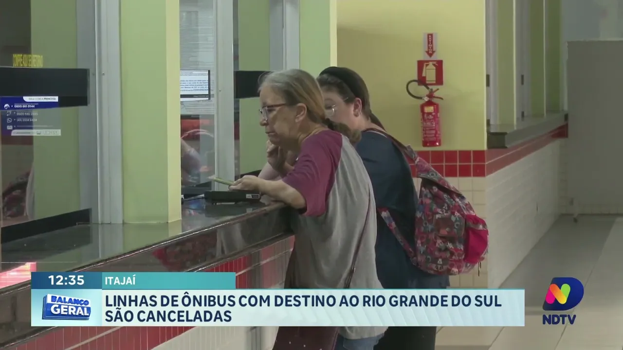 Cancelamento de viagens para o Rio Grande do sul Afeta passageiros em Santa Catarina