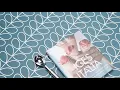 Jolee Tablecloths-Orla Kiely Teal Linear Stem Oilcloth Wipe Clean Tablecloth