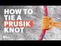 Rock Climbing How to Tie a Prusik Knot