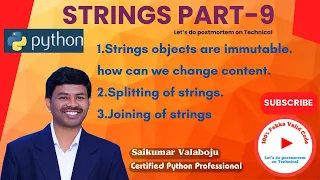 40 Mastering Strings in Python Part-9 Beginner s Guide to Strings