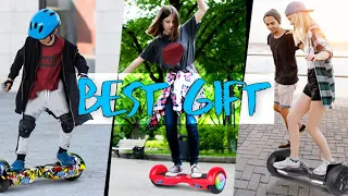 SISIGAD Hoverboard Smart Self Balancing Scooter Hoverboard with Built-in Bluetooth Speaker and