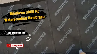 Bituthene HC 3000 waterproofing membrane installation ZeeConstructionHub
