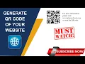 How to Generate QR Code for Your Website in HTML Google Chart API Player Of Code