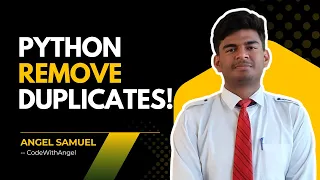 Remove Duplicates from List in Python Beginner-Friendly Tutorial