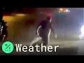 Tropical Storm Beta Houston Man Wades Through Floodwaters to Help Stranded Drivers