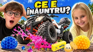 Am calcat Squishy-uri si Dumpling-uri cu ATV-ul! Ce este inauntru? 🫨