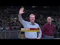 Hickory Players Being Introduced at Pacers Game on November 20 2021