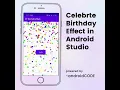 celebration effect in android studio