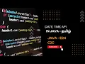 Java Date Time API in E24