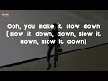 VanJess - Slow Down (feat. Lucky Daye) (Lyric Video)