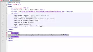 JS Program 1 Example