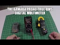 Download Lagu Armada Pro40 True RMS Multimeter with LED Headlight and Non-Contact Voltage Detector