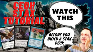 build a cedh stax deck what this first tutorial