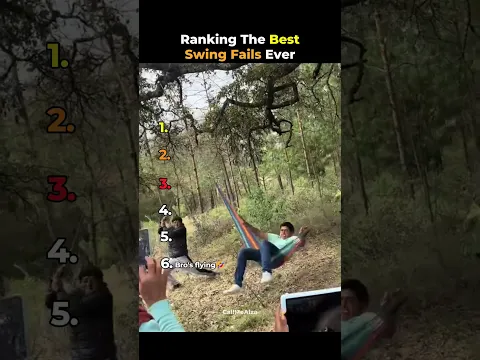 Ranking Funniest Swing Fails Ever