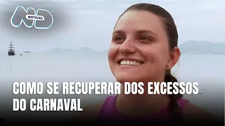 Como se recuperar dos excessos após o Carnaval de forma saudável