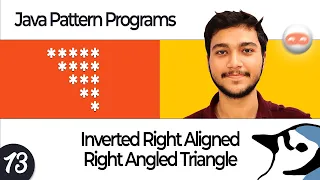 Inverted Right Aligned Triangle Pattern in Java Logic to Code