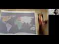 Continents Study Map Coloring