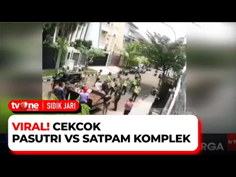 Saling Bersitegang, Pasutri Ribut Dengan Belasan Satpam Kompleks di Kembangan