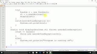 User define Exception in java hindi 36