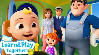 JJ Rides a Real Choo Choo Train! 🚂 | Cocomelon 🍉 |  Sing Along Nursery Rhymes 🎶