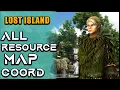 ARK LOST ISLAND RESOURCE MAP GUIDE