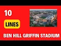 10 lines Essay On Ben Hill Griffin Stadium I How big is Ben Hill Griffin Stadium